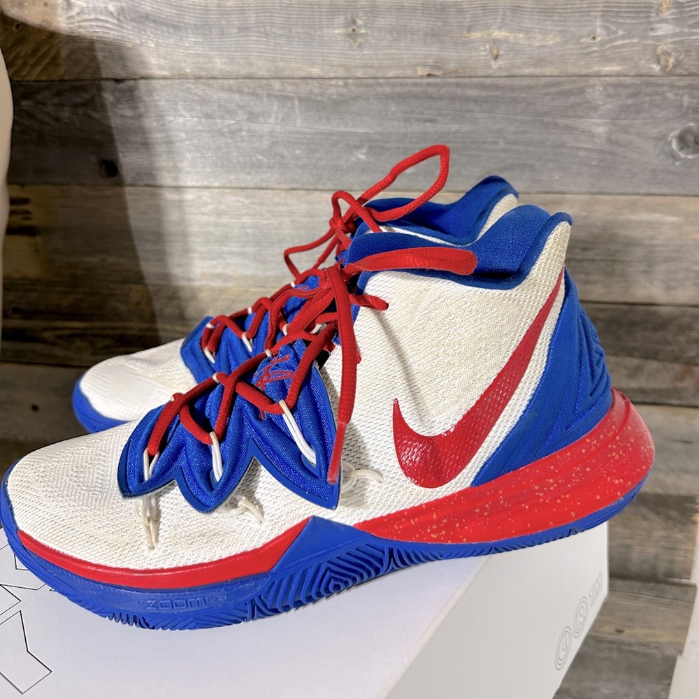 Customized Kyries. They are men’s size 10 but could be used for women as well.